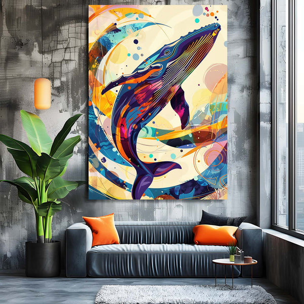 Modern Whale Art | MusaArtGallery™