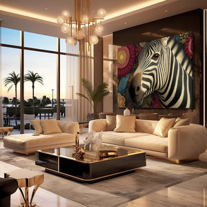Modern Zebra Art