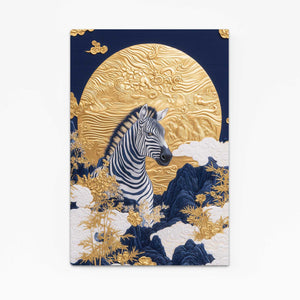 Modern Zebra Canvas