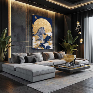 Modern Zebra Canvas