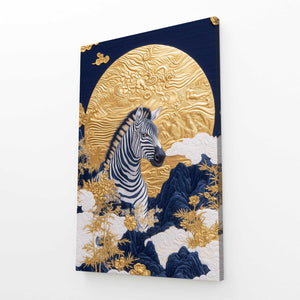 Modern Zebra Canvas