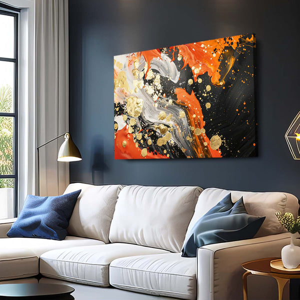 Molten Gold Abstract Art | MusaArtGallery™