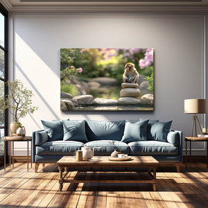 Monkey Art Floral