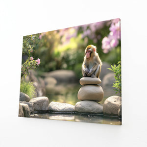 Monkey Art Floral