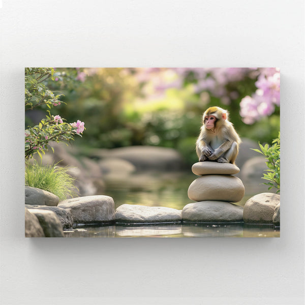 Monkey Art Floral