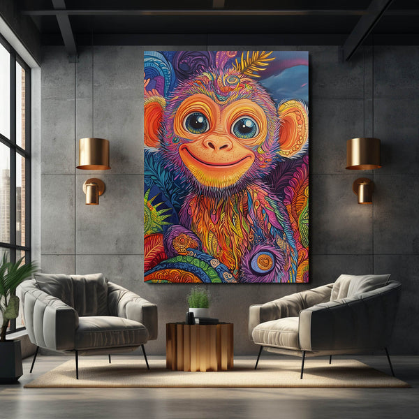 Monkey Art Kid Room