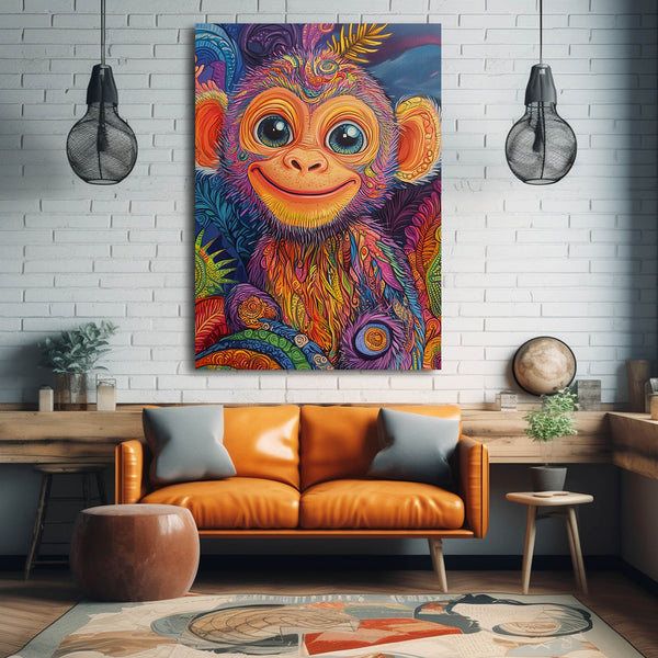 Monkey Art Kid Room