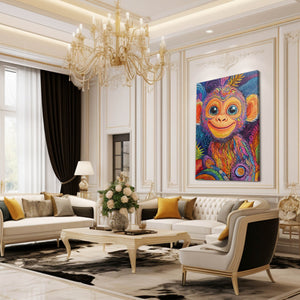Monkey Art Kid Room