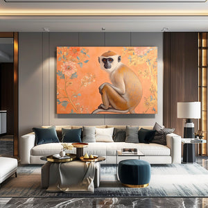 Monkey Art Orange