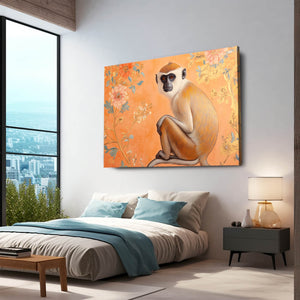 Monkey Art Orange