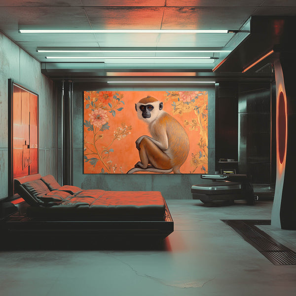 Monkey Art Orange