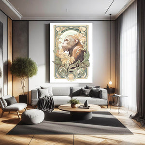 Monkey Art Portrait