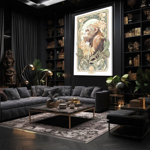 Monkey Art Portrait