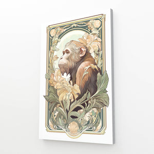 Monkey Art Portrait