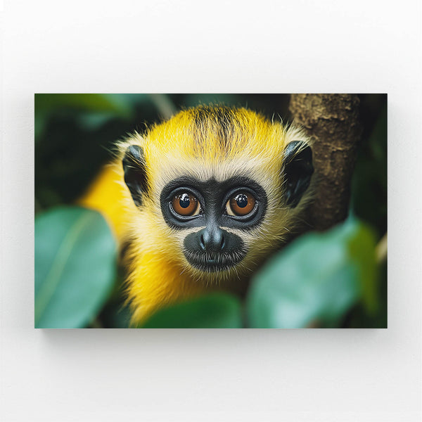 Monkey Art Yellow