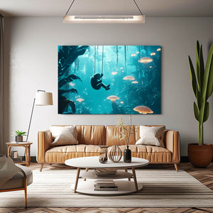 Monkey Artwork Blue