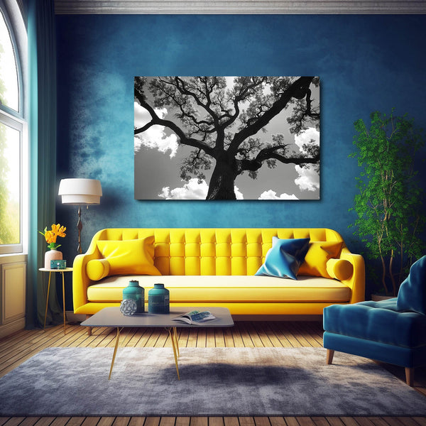 Monochrome Majesty Tree Art | MusaArtGallery™