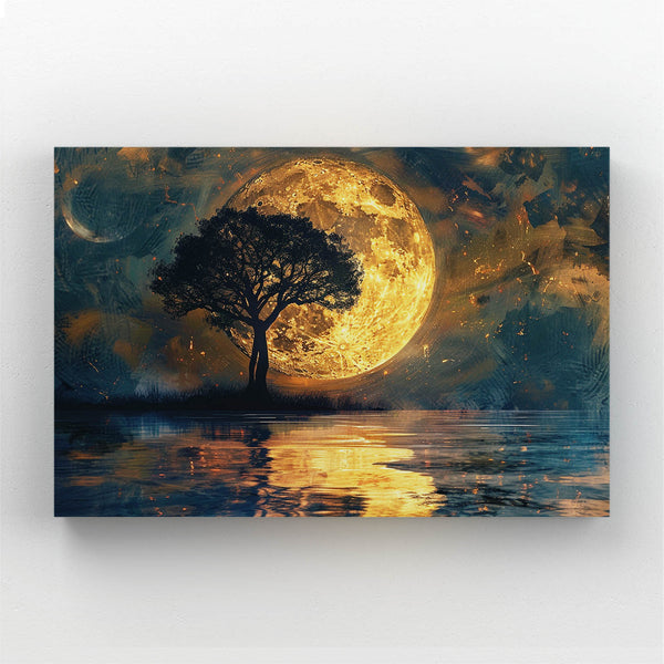 Moon and Tree Art | MusaArtGallery™