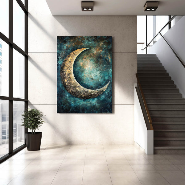 Moon Art Decor Canvas | MusaArtGallery™