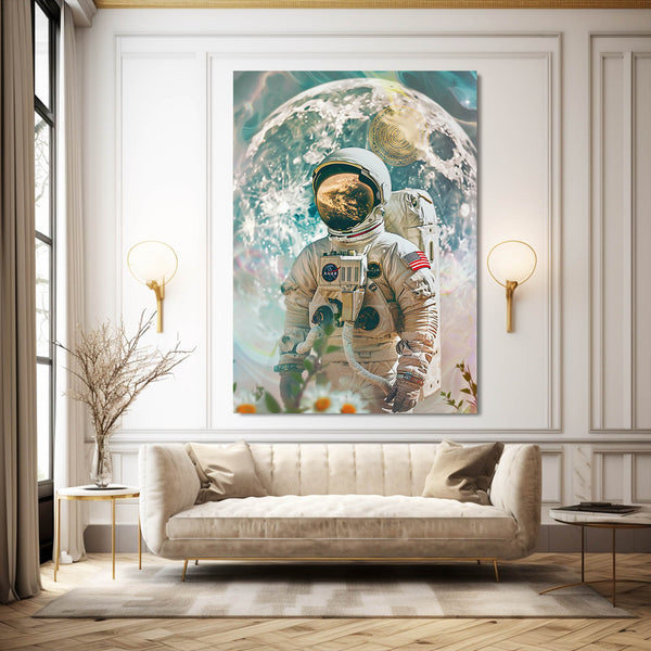 Moon Astronaut Art  | MusaArtGallery™