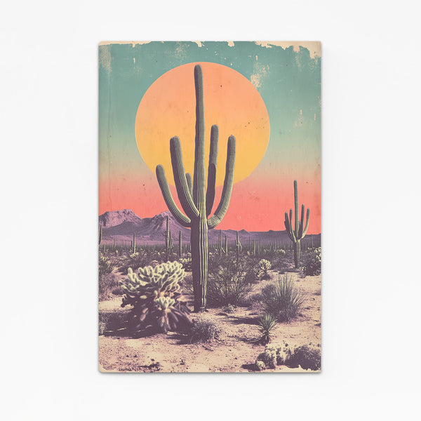 Moon Cactus Art Print
