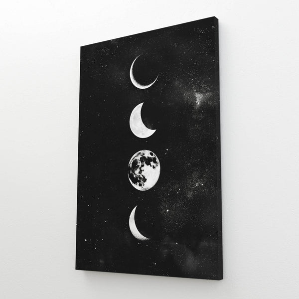 Moon Circles Canvas Wall Art  | MusaArtGallery™