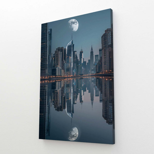 Moon City Resolution Art  | MusaArtGallery™