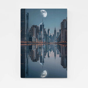 Moon City Resolution Art  | MusaArtGallery™