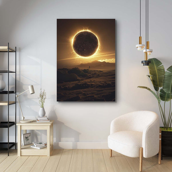  Moon Eclipse Wall Art   | MusaArtGallery™