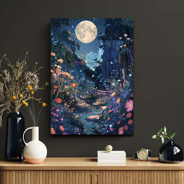 Moon Fantasy Garden Art   | MusaArtGallery™