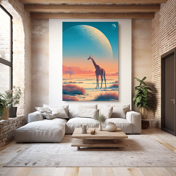 Moon Giraffe Artwork