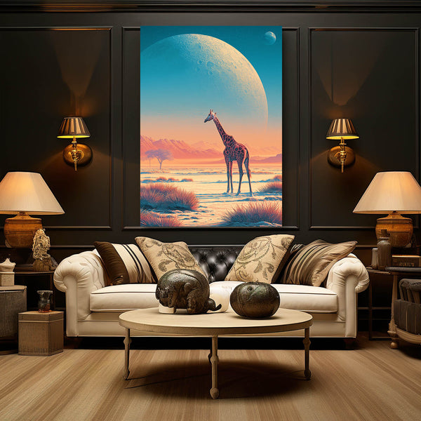 Moon Giraffe Artwork