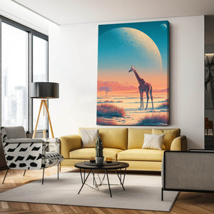 Moon Giraffe Artwork