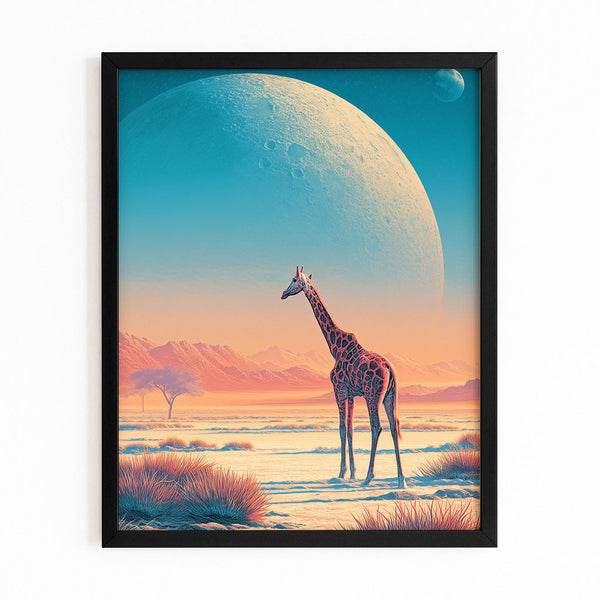 Moon Giraffe Artwork