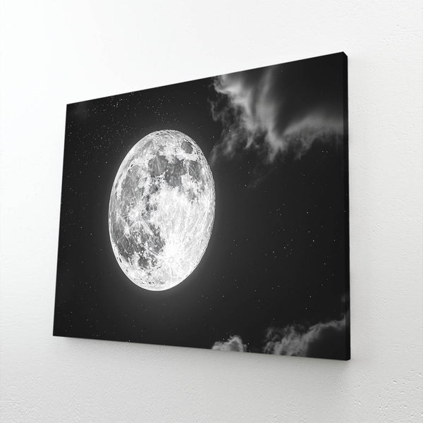 Moon In Sky Wall Art | MusaArtGallery™