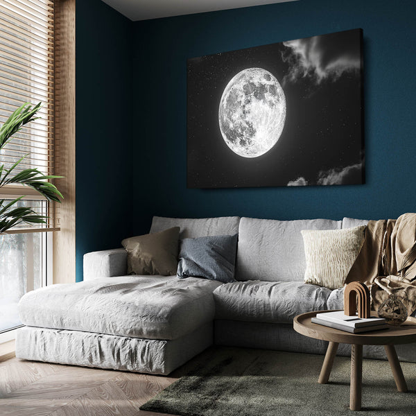 Moon In Sky Wall Art | MusaArtGallery™