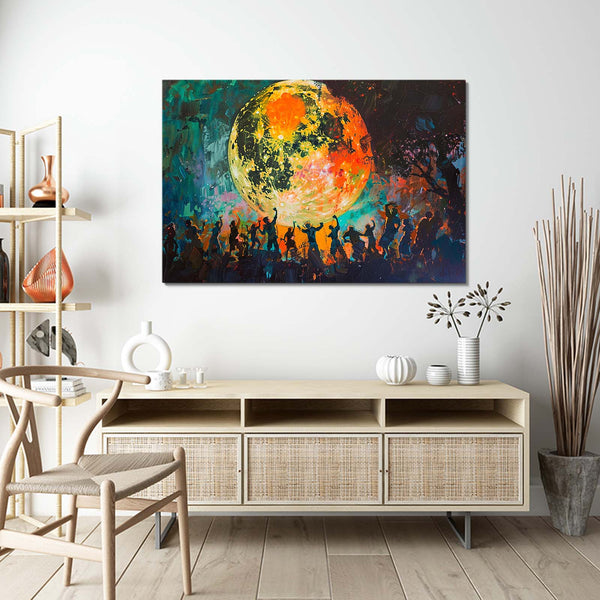  Moon Light Canvas Art  | MusaArtGallery™