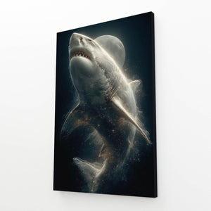 Moon Shark Art