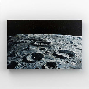  Moon Surface Canvas Art  | MusaArtGallery™