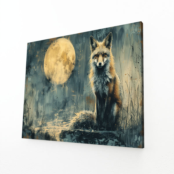 Moonlit Fox Art| MusaArtGallery™