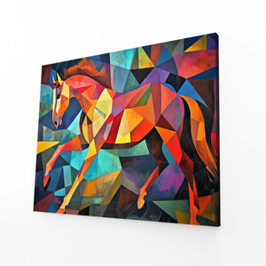 Mosaic Abstract Horse Art