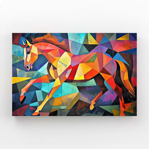 Mosaic Abstract Horse Art