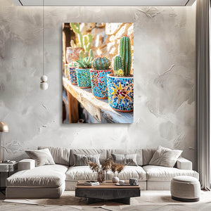 Mosaic Cactus Art