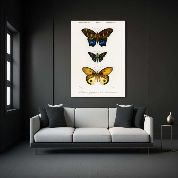 Mosaic Canvas Butterfly Wall Art | MusaArtGallery™