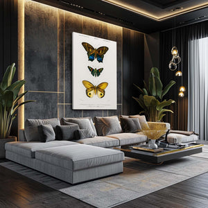 Mosaic Canvas Butterfly Wall Art | MusaArtGallery™