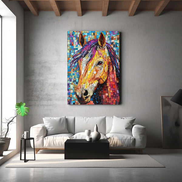 Mosaic Horse Art