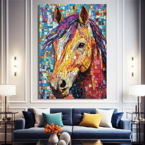 Mosaic Horse Art