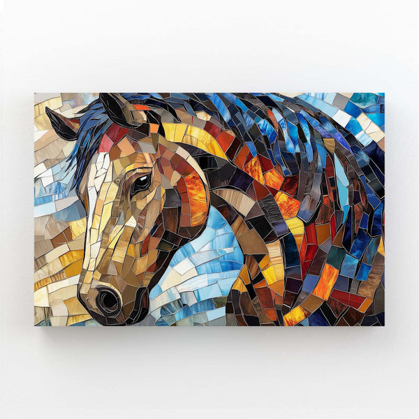 Mosaic  Horse Wall Art