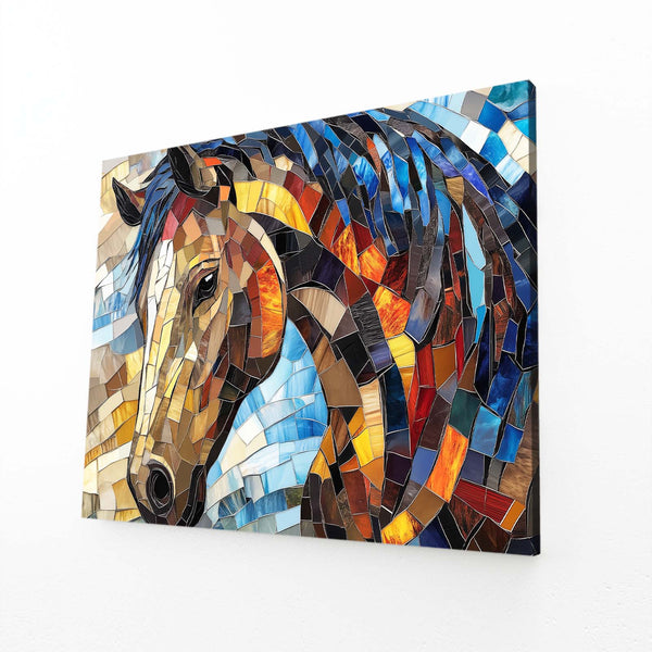 Mosaic  Horse Wall Art
