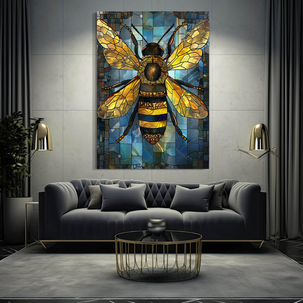 Mosaic Majesty Bee Art | MusaArtGallery™